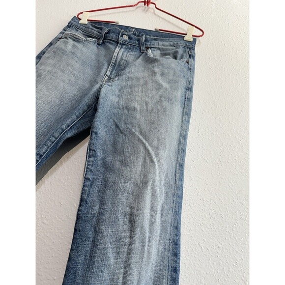 VTG 7 Seven For all Mankind Jeans Womens Sz 30 Light Wash Bootcut Made in USA - Picture 4 of 16